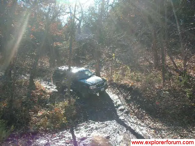 Heading into a creek