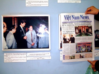 Kerry at Saigon Museum