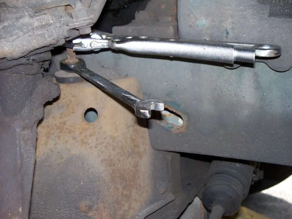 Locking wrench.