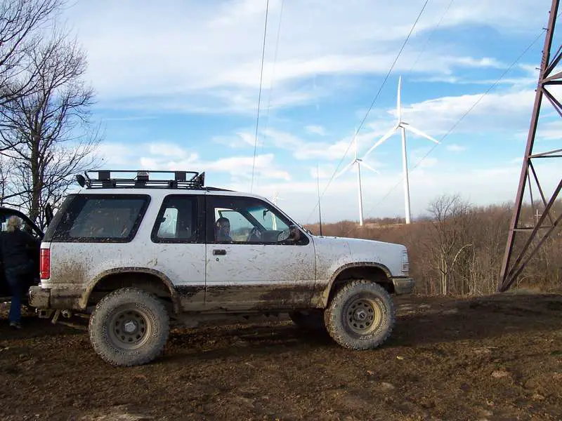 My 91 2dr with the Windrock windmills in the background.