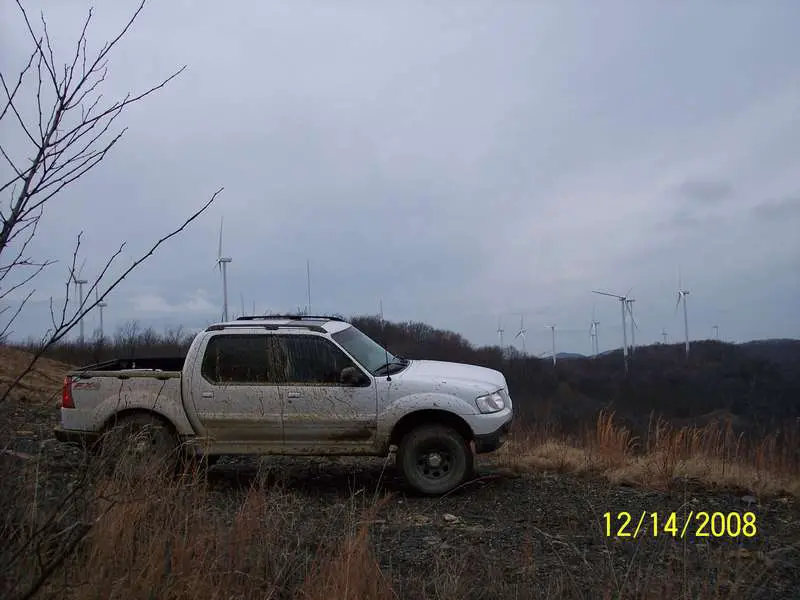 My ST with the windmills in the back ground.