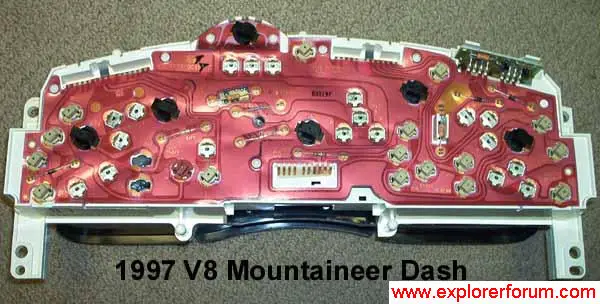 Rear of 97 Mountaineer Dash
