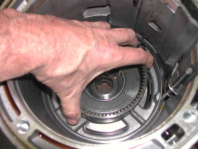 Removing OD center shaft