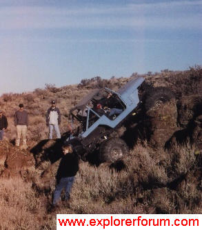 Same Jeep bigger rocks