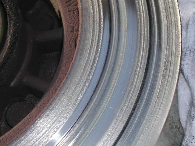 scored inner side of rotor - OW