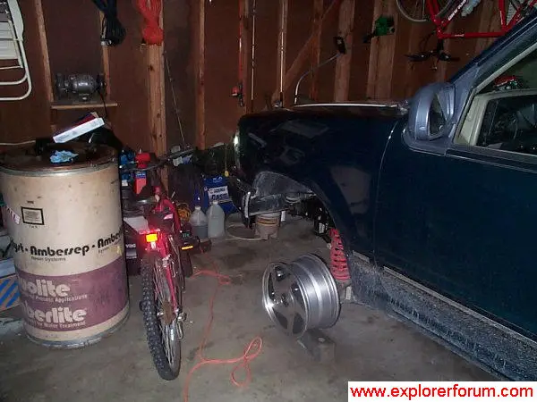 slashed tire