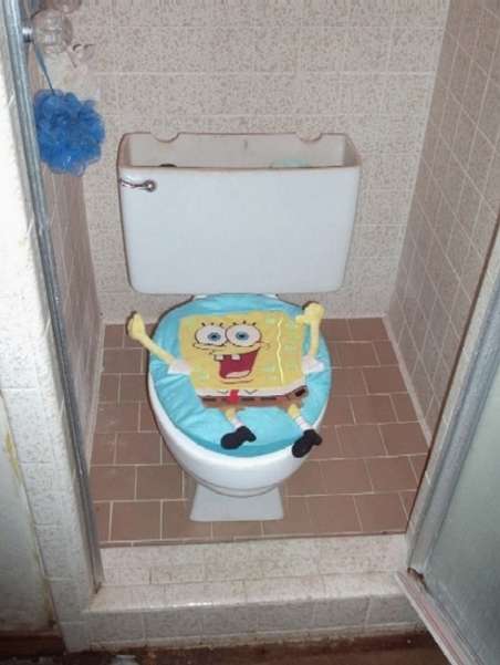 temporary storage in the shower