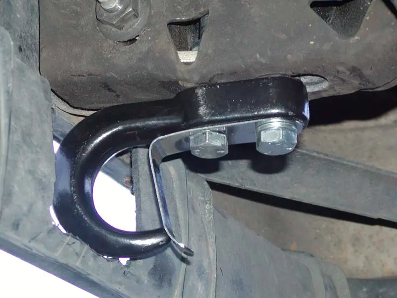 Tow Hook Mount Close Up