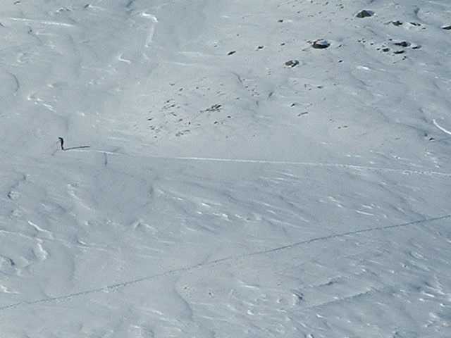 working hard to go skiing