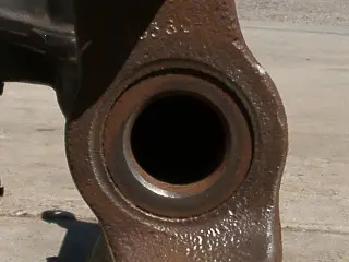 Yoke to axle